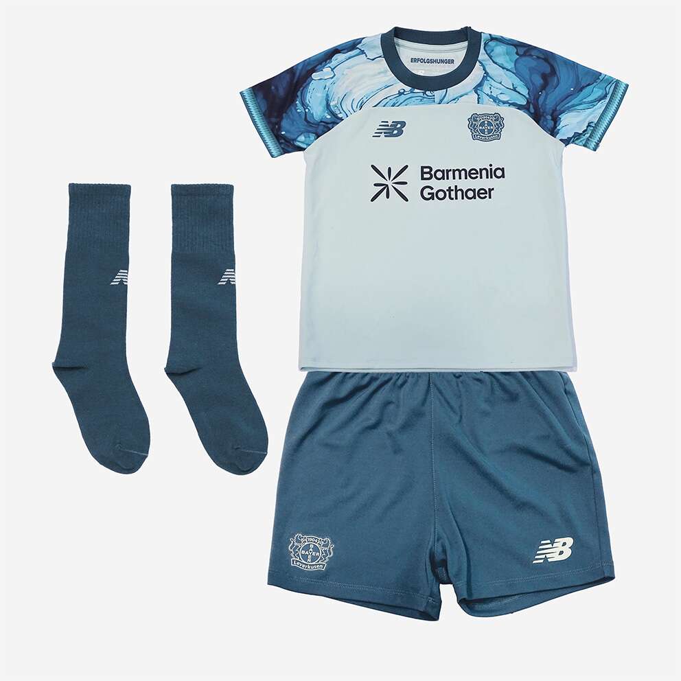 Kid's New Balance Bayer 04 Leverkusen Away 2026 Kit
