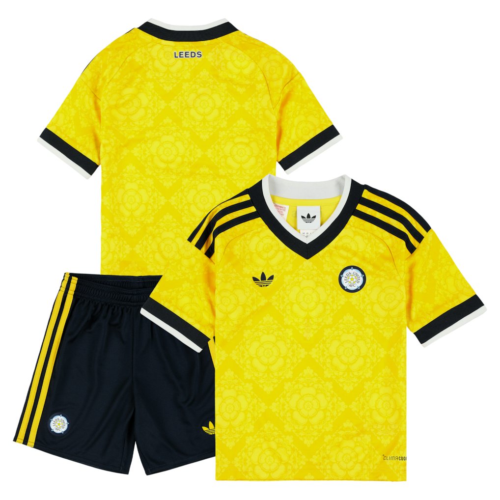 Kid's Adidas Leeds United Away 2026 Kit