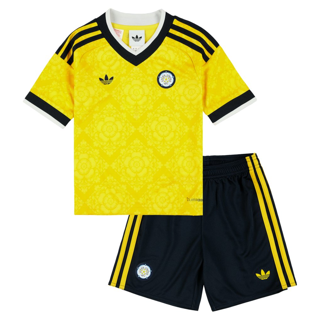 Kid's Adidas Leeds United Away 2026 Kit - Image 2