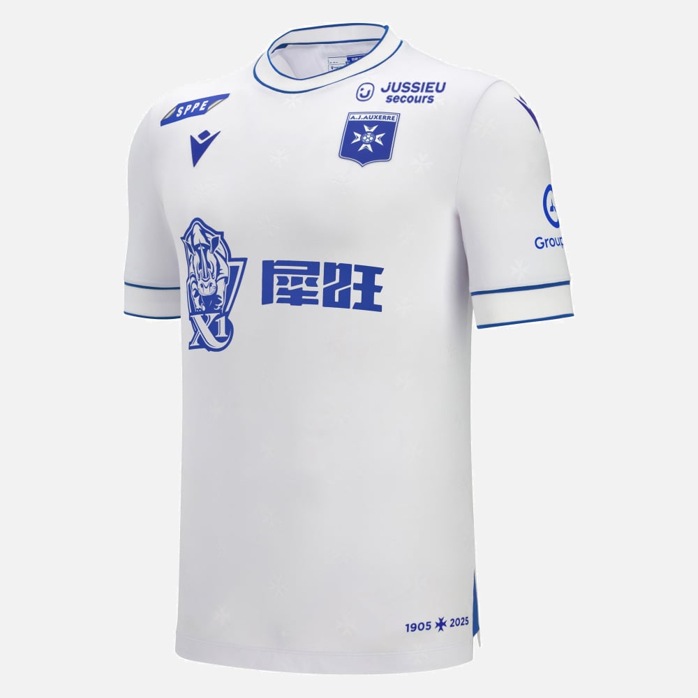 Kid's Macron AJ Auxerre Home 2026 Mini-Kit - Image 2