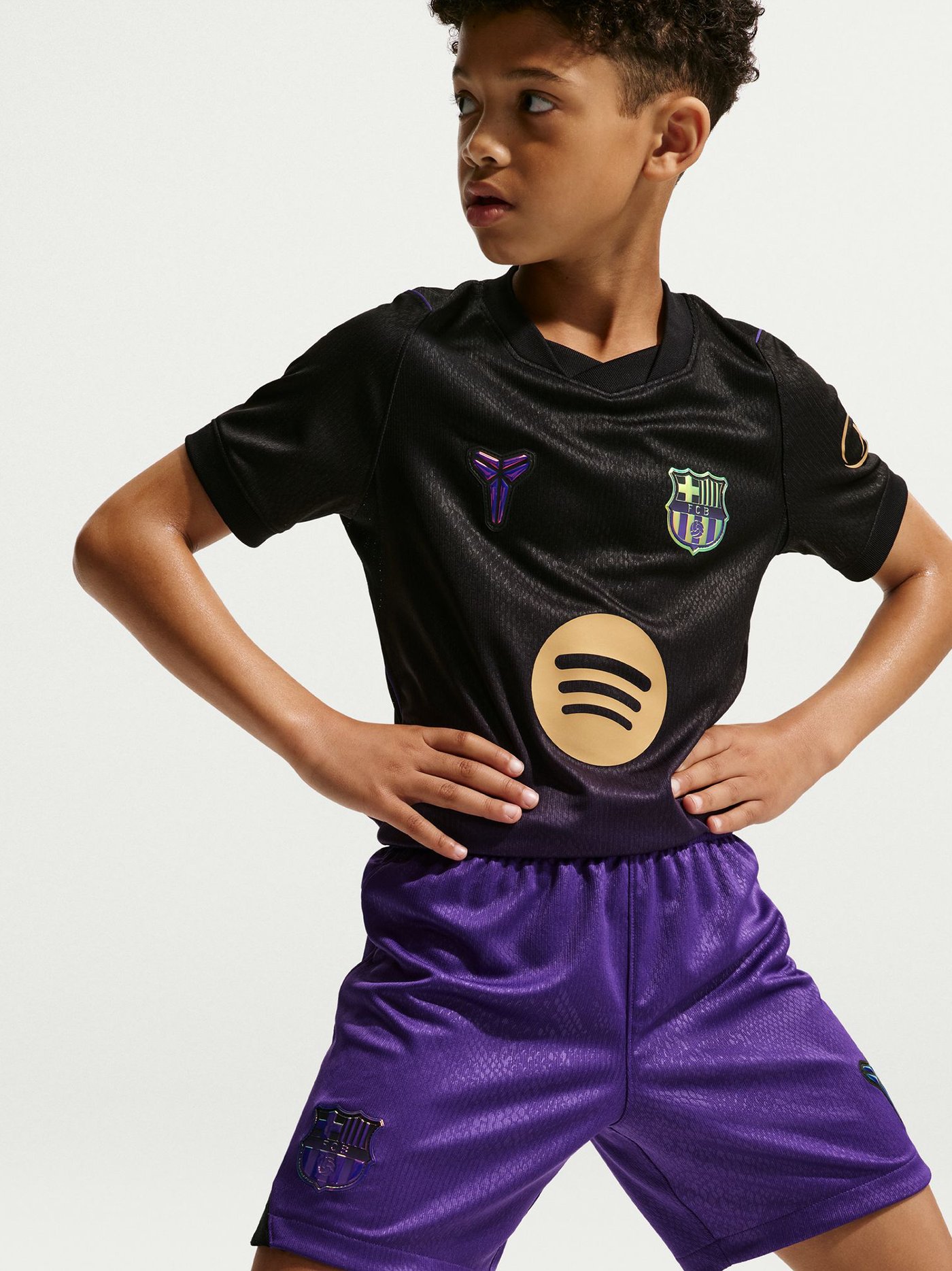 Kid's Nike Barcelona Away 2026 Shorts - Image 2
