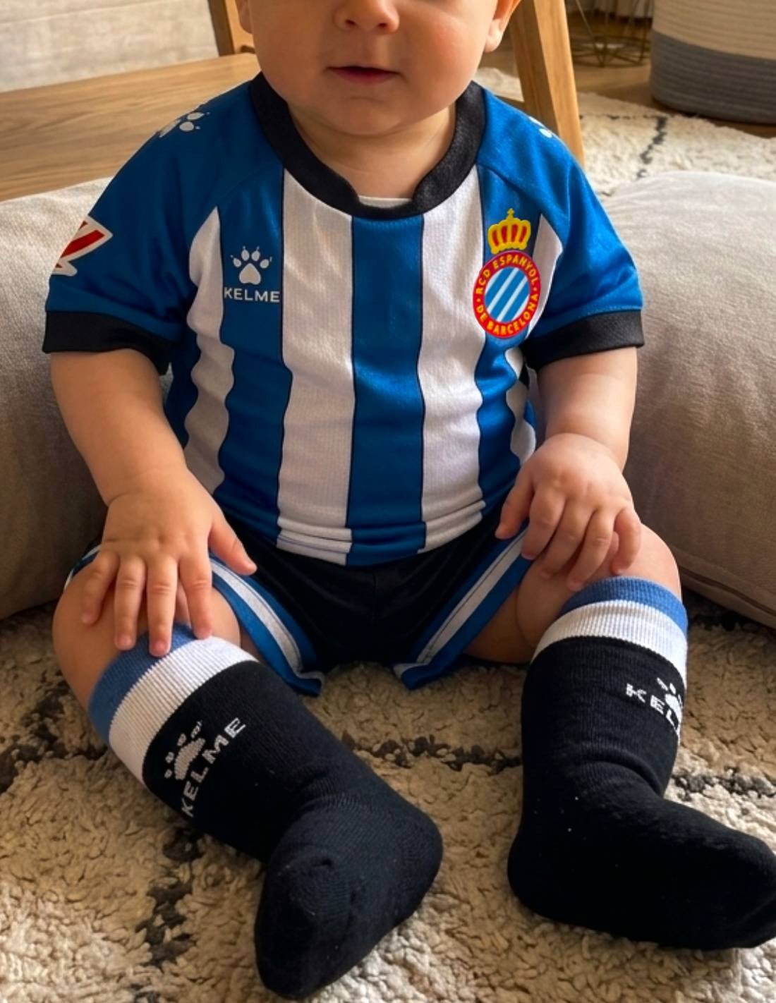 Kid's Kelme RCD Espanyol Home 2026 Kit