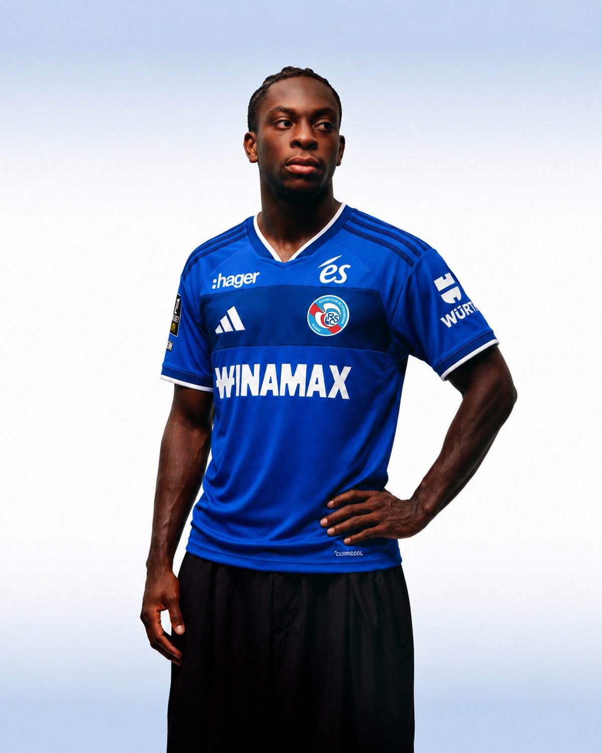 Men's Adidas RC Strasbourg Home 2026 Jersey - Image 6