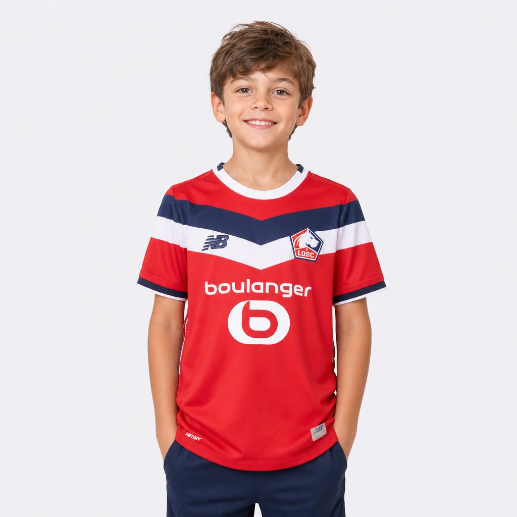 Kid's New Balance Lille OSC Standard 2026 Jersey - Image 2