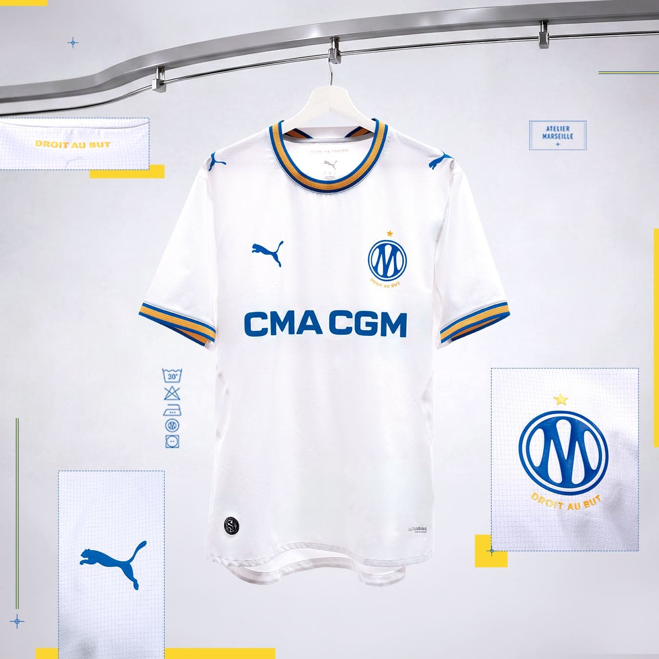 Men's Puma Olympique Marseille Home 2026 Jersey - Image 3
