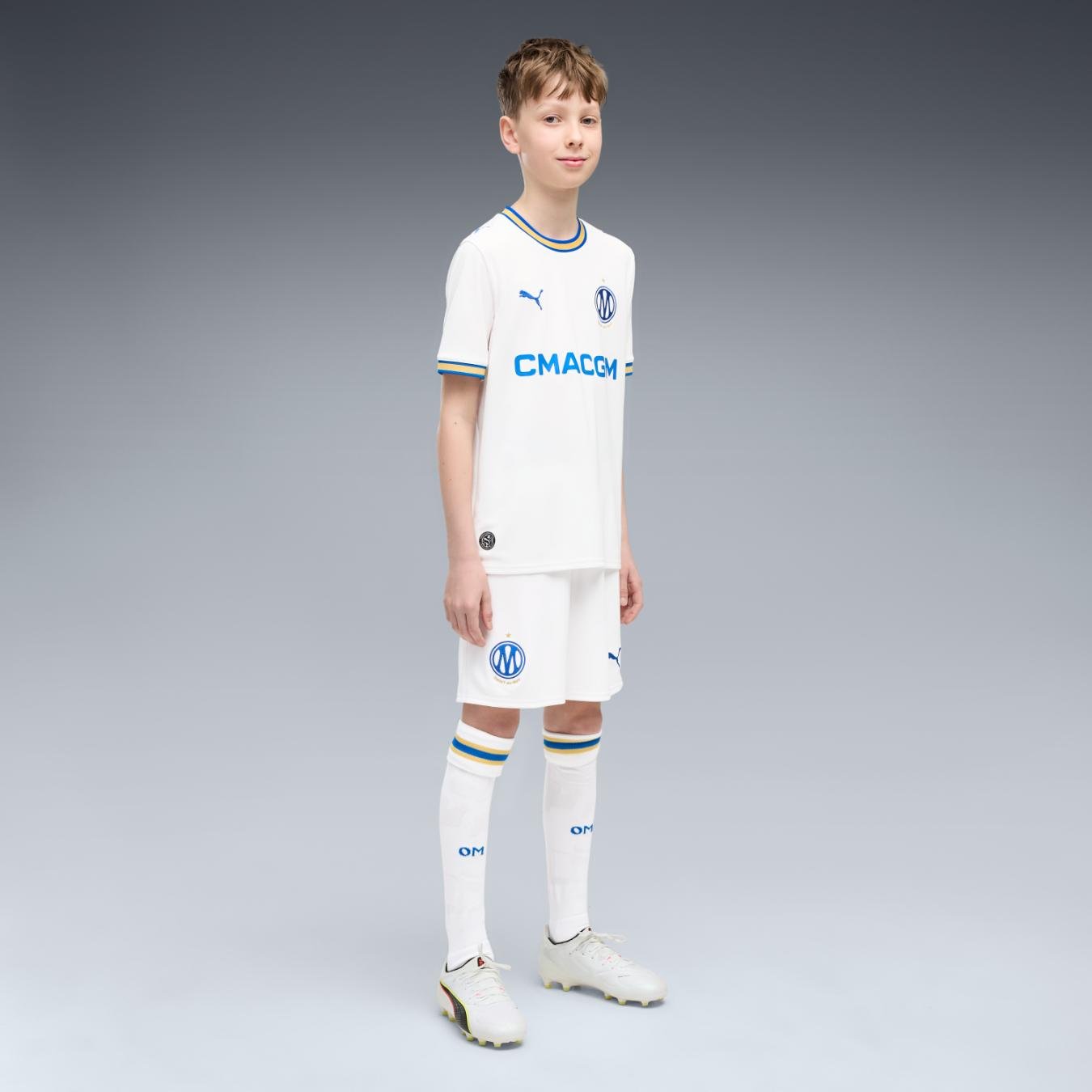 Kid's Puma Olympique Marseille Home 2026 Shorts - Image 3
