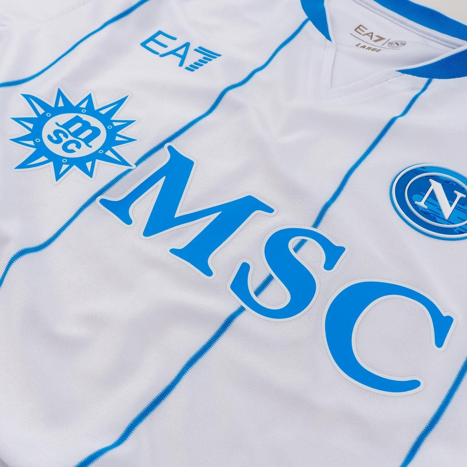 Men's Ea7 Napoli Away 2026 Jersey - Image 9