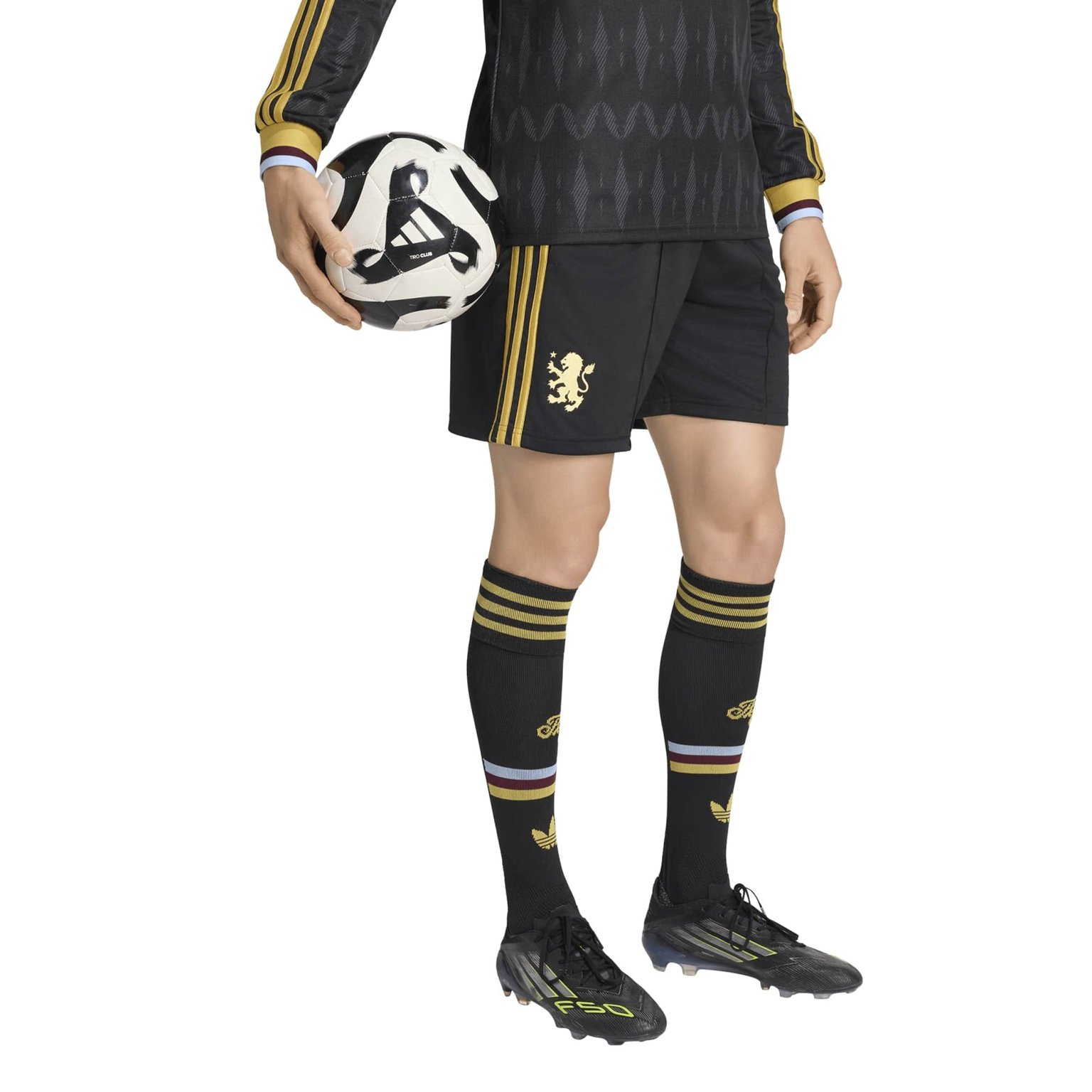 Men's Adidas Aston Villa Away 2026 Shorts - Image 2