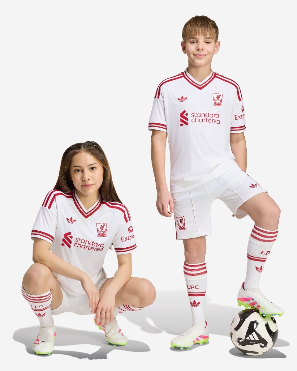 Kid's Adidas Liverpool Away 2026 Shorts - Image 4