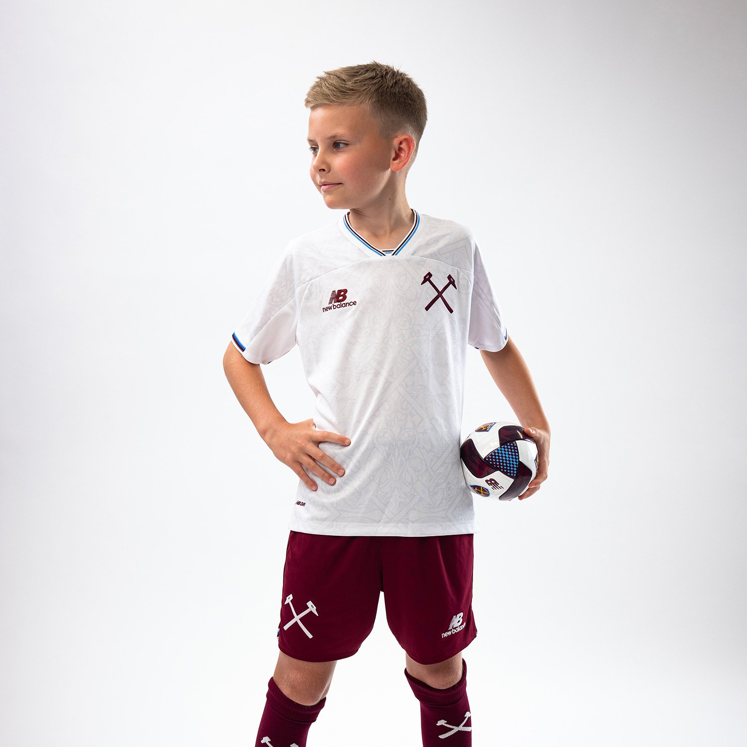 Kid's New Balance West Ham United Away 2026 Shorts - Image 2