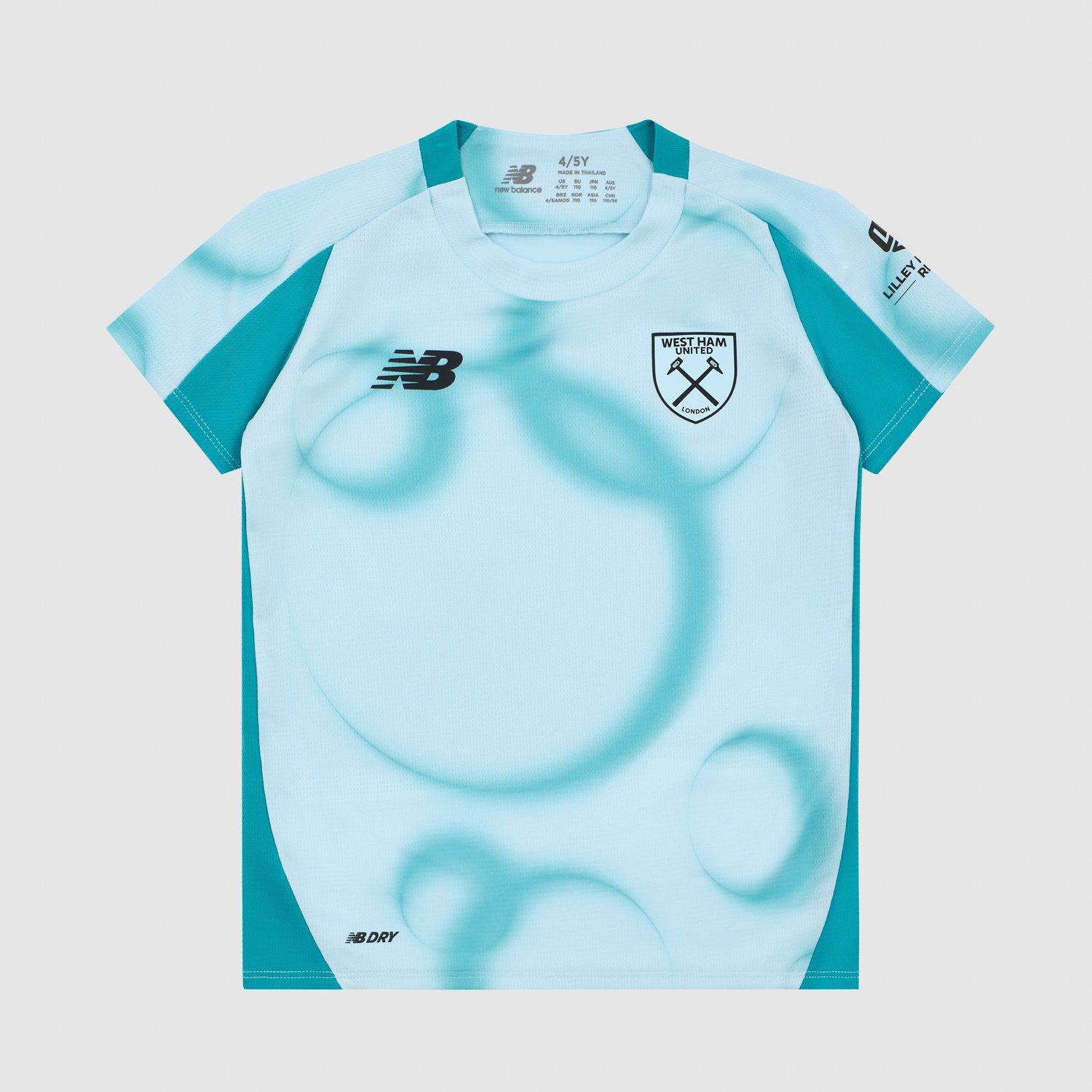 Kid's New Balance West Ham United Third 2026 Kit - Image 5